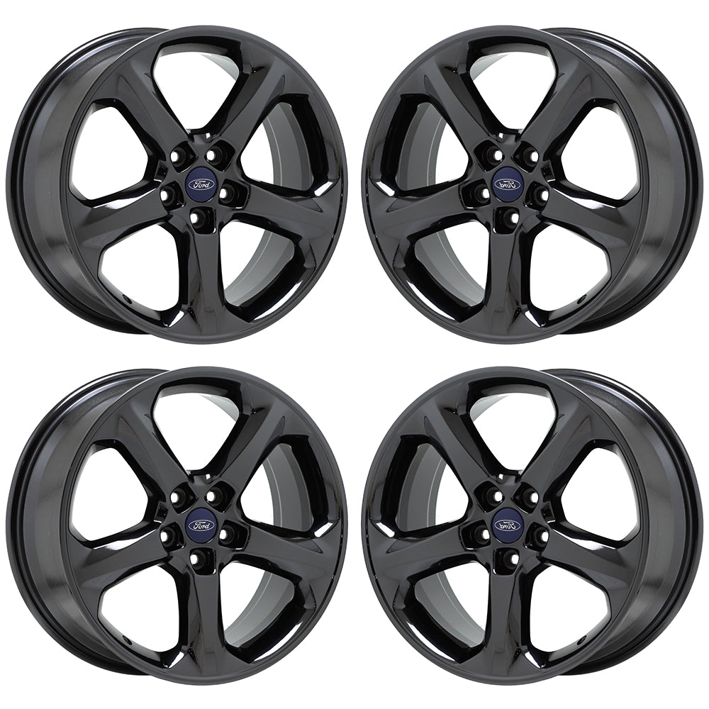 18" Ford Fusion Black Chrome wheels rims Factory OEM set 3959 EXCHANGE